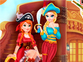 Mchezo Pirate Girls Garderobe Treasure