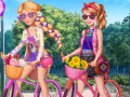 Mchezo Princesses Bike Trip