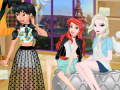 Mchezo Princesses College Fashion
