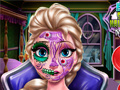 Mchezo Elsa Scary Halloween Makeup