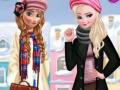 Mchezo Winter Fashion Street Snap