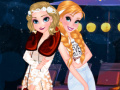Mchezo Anna and Elsa Cocktail Dresses