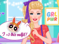 Mchezo Barbie`s Look Powerpuff