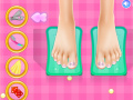 Mchezo Ice Queen Glamorous Pedicure