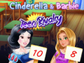 Mchezo Cinderella & Barbie Teen Rivalry