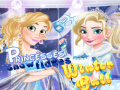 Mchezo Princesess snowflakes Winter ball