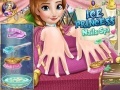 Mchezo Ice princess nails spa