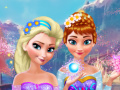 Mchezo Anna and Elsa Makeover