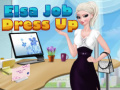 Mchezo Elsa Job Dress Up