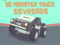 Mchezo 3D Monster Truck Skyroads