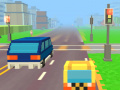 Mchezo Pixel Road Taxi Depot