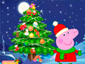 Mchezo Peppa Pig Christmas Tree Deco