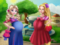 Mchezo Disney Princess Pregnant Bffs