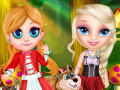 Mchezo Little Elsa In Red Hood