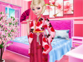 Mchezo Elsa Love Sakura