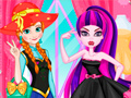 Mchezo Princess vs Monster Girl