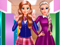 Mchezo Sisters Back to School