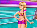 Mchezo Goldie Princess Tanning