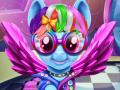 Mchezo Rainbow pony real haircuts