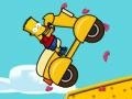Mchezo Bart Bike Fun
