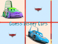 Mchezo Guess Disney Cars