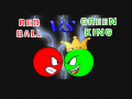 Mchezo Red Ball vs Green King  
