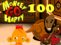 Mchezo Monkey Go Happy Stage 100