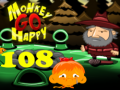 Mchezo Monkey Go Happy Stage 108