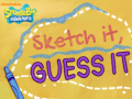 Mchezo Spongebob squarepants sketch it, guess it