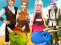 Mchezo Disney Couple And Dragons 