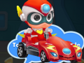 Mchezo Happy Superman astransform racing