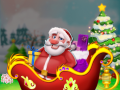 Mchezo Little Elsa Clean Christmas Carriage