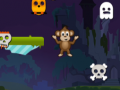 Mchezo Halloween Monkey Jumper
