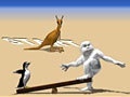 Mchezo Yeti Sports - Albatros overload. Part 4