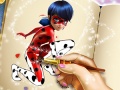Mchezo Dotted Girl Coloring Book