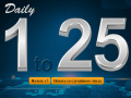Mchezo Daily 1 to 25