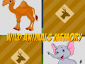 Mchezo Wild Animals Memory