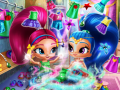 Mchezo Shimmer And Shine Wardrobe Cleaning