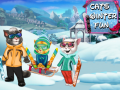 Mchezo Cats Winter Fun
