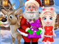 Mchezo Save Injured Santa And Christmas Elk 