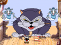 Mchezo Cuphead Against the Crazy Cat