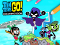 Mchezo Teen Titans Go Coloring Book