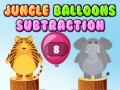 Mchezo Jungle Balloons Subtraction
