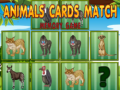 Mchezo Animals Cards Match 