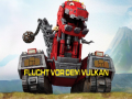Mchezo Dinotrux: Flucht vor dem Vulkan