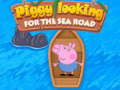 Mchezo Piggy Looking For The Sea Road