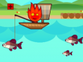 Mchezo FireBoy And WaterGirl Go Fishing