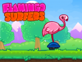 Mchezo Flamingo Surfers