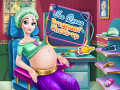 Mchezo Ice Queen Pregnant Check-Up 