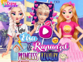 Mchezo Elsa and Rapunzel Princess Rivalry